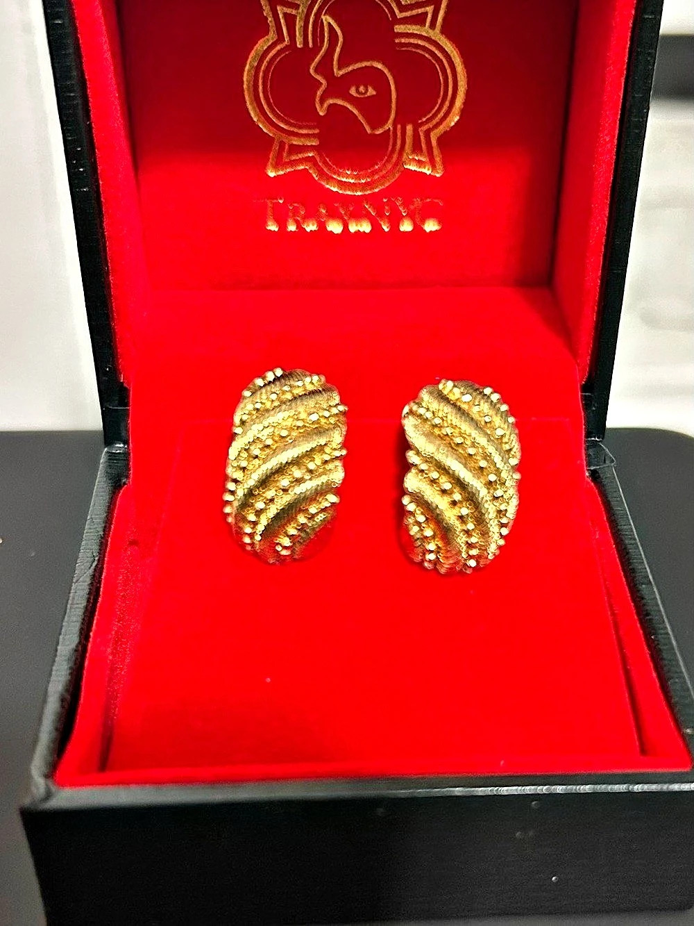 Christian Dior Half-Hoop (Huggie) Clip-On Earrings